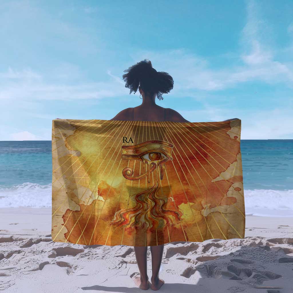 Ra Egyptian Sarong Sun God Eye of Ra Fiery Wings Eternal Source Golden Light