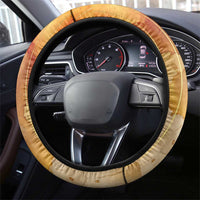 Ra Egyptian Steering Wheel Cover Sun God Eye of Ra Fiery Wings Eternal Source Golden Light