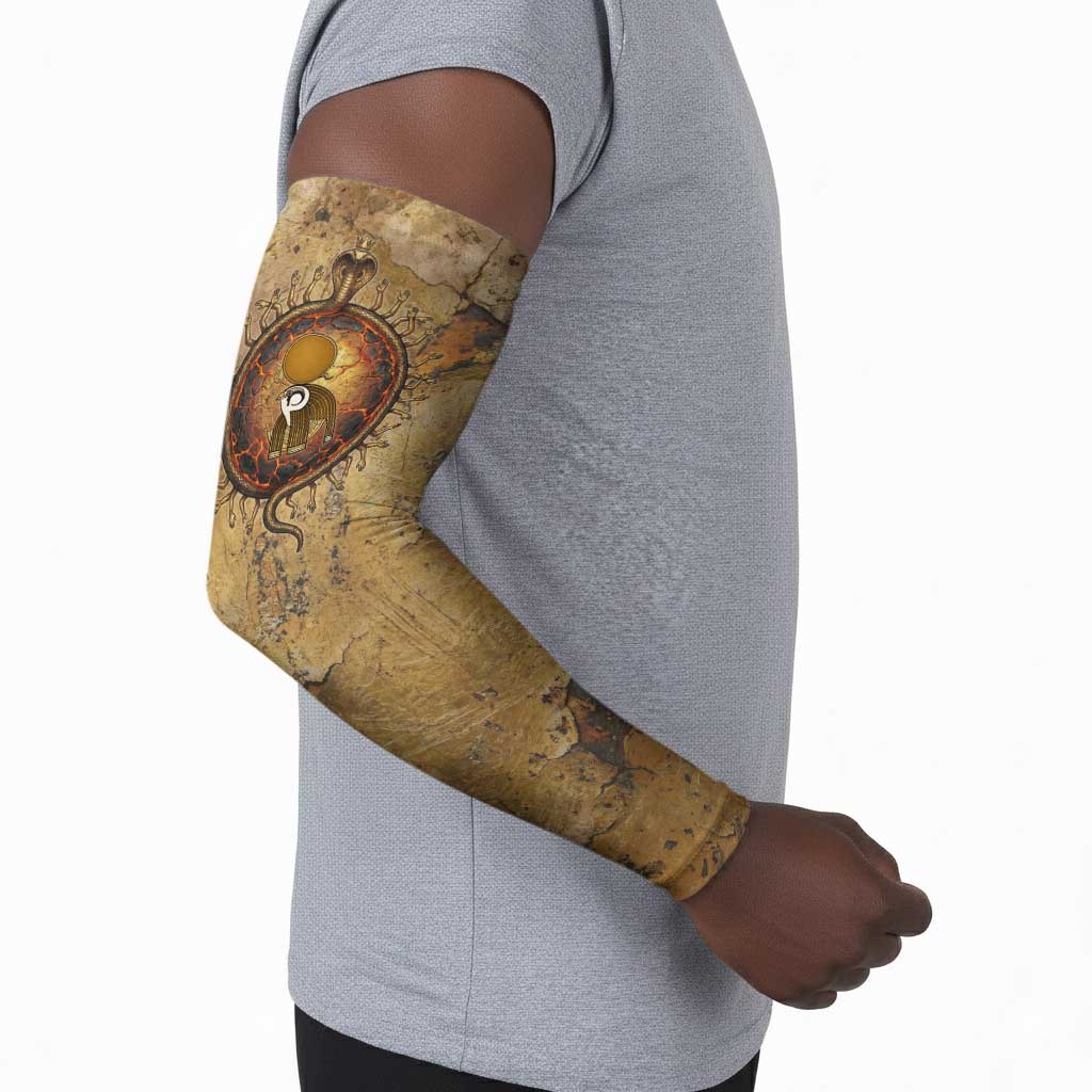 Ra Egyptian Arm Sleeves Sun God Solar Disk Serpent Slayer Ancient Egyptian Boat of the Underworld