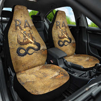Ra Egyptian Car Seat Cover Sun God Solar Disk Serpent Slayer Ancient Egyptian Boat of the Underworld