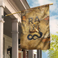 Ra Egyptian Garden Flag Sun God Solar Disk Serpent Slayer Ancient Egyptian Boat of the Underworld