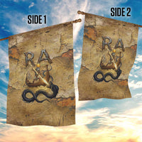 Ra Egyptian Garden Flag Sun God Solar Disk Serpent Slayer Ancient Egyptian Boat of the Underworld