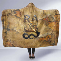Ra Egyptian Hooded Blanket Sun God Solar Disk Serpent Slayer Ancient Egyptian Boat of the Underworld