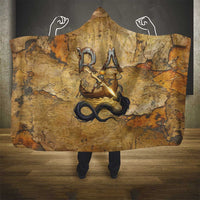 Ra Egyptian Hooded Blanket Sun God Solar Disk Serpent Slayer Ancient Egyptian Boat of the Underworld