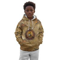 Ra Egyptian Kid Hoodie Sun God Solar Disk Serpent Slayer Ancient Egyptian Boat of the Underworld