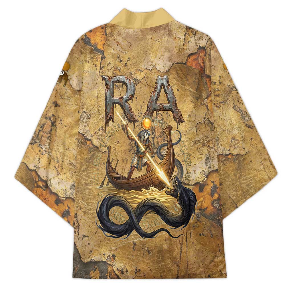 Ra Egyptian Kimono Sun God Solar Disk Serpent Slayer Ancient Egyptian Boat of the Underworld