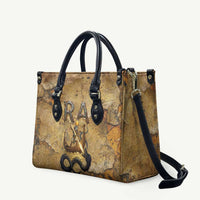 Ra Egyptian Leather Bag Sun God Solar Disk Serpent Slayer Ancient Egyptian Boat of the Underworld