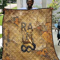Ra Egyptian Quilt Sun God Solar Disk Serpent Slayer Ancient Egyptian Boat of the Underworld
