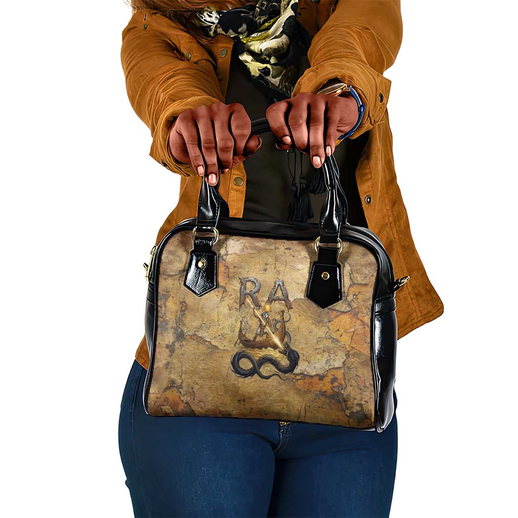 Ra Egyptian Shoulder Handbag Sun God Solar Disk Serpent Slayer Ancient Egyptian Boat of the Underworld