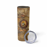 Ra Egyptian Skinny Tumbler Sun God Solar Disk Serpent Slayer Ancient Egyptian Boat of the Underworld