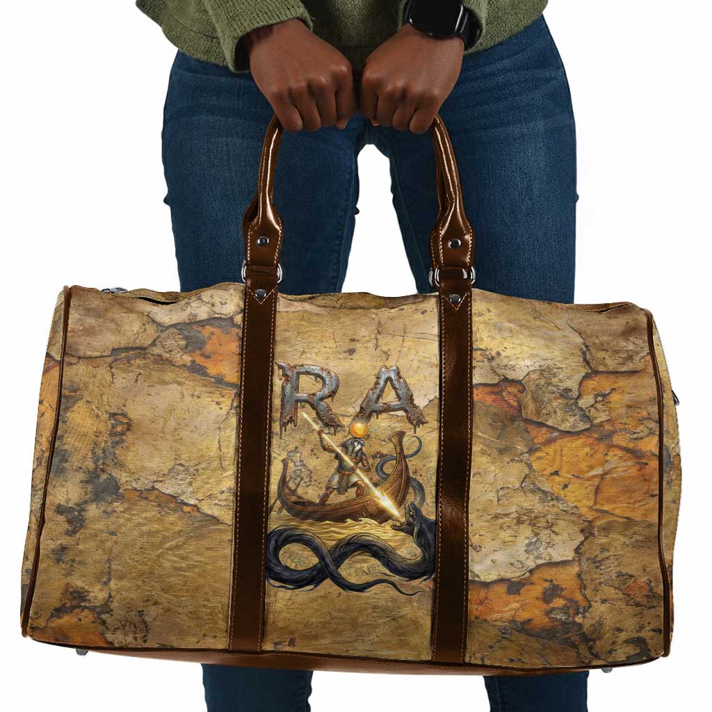 Ra Egyptian Travel Bag Sun God Solar Disk Serpent Slayer Ancient Egyptian Boat of the Underworld