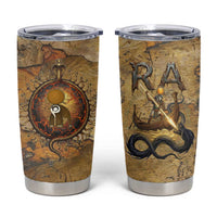 Ra Egyptian Tumbler Cup Sun God Solar Disk Serpent Slayer Ancient Egyptian Boat of the Underworld