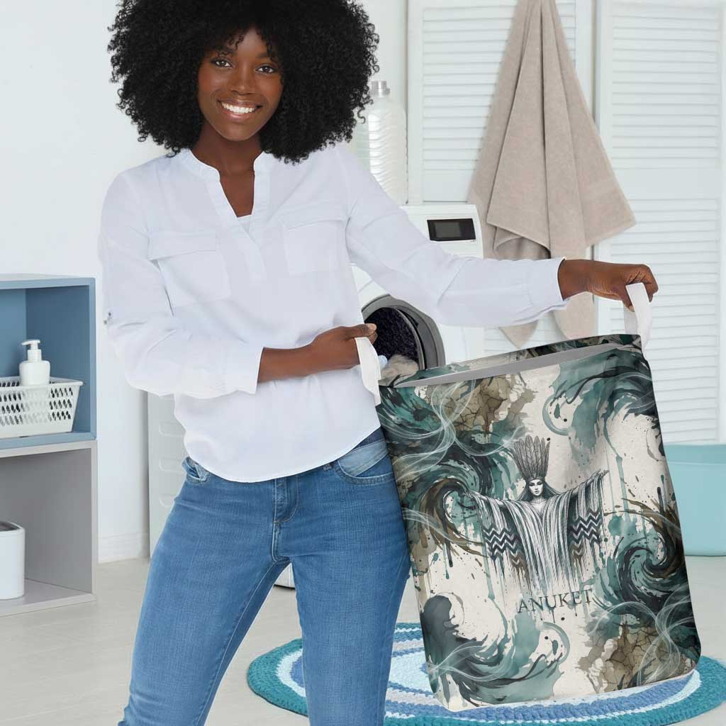 Anuket Egyptian Laundry Basket Goddess of the Nile Flowing Water Gazelle Spirit The Embracer