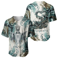 Anuket Egyptian Baseball Jersey Goddess of the Nile Flowing Water Gazelle Spirit The Embracer