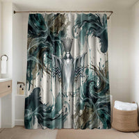 Anuket Egyptian Bathroom Set Goddess of the Nile Flowing Water Gazelle Spirit The Embracer