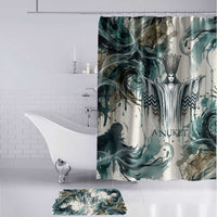 Anuket Egyptian Bathroom Set Goddess of the Nile Flowing Water Gazelle Spirit The Embracer