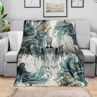 Anuket Egyptian Blanket Goddess of the Nile Flowing Water Gazelle Spirit The Embracer