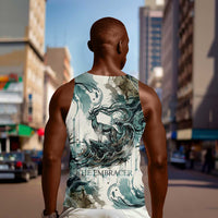 Anuket Egyptian Men Tank Top Goddess of the Nile Flowing Water Gazelle Spirit The Embracer