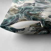 Anuket Egyptian Pillow Cover Goddess of the Nile Flowing Water Gazelle Spirit The Embracer