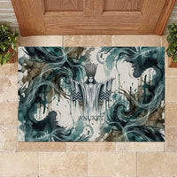 Anuket Egyptian Rubber Doormat Goddess of the Nile Flowing Water Gazelle Spirit The Embracer