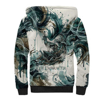 Anuket Egyptian Sherpa Hoodie Goddess of the Nile Flowing Water Gazelle Spirit The Embracer