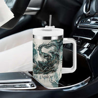 Anuket Egyptian Tumbler With Handle Goddess of the Nile Flowing Water Gazelle Spirit The Embracer