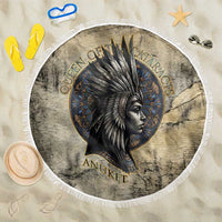Anuket Beach Blanket Egyptian Queen of the Cataracts Ankh Symbol