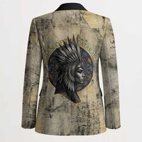 Anuket Blazer Egyptian Queen of the Cataracts Ankh Symbol