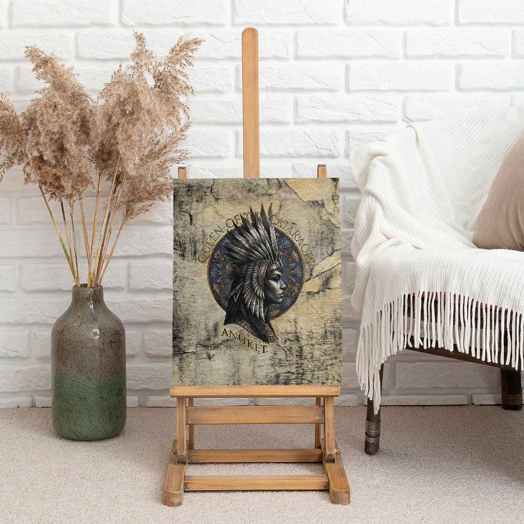 Anuket Canvas Wall Art Egyptian Queen of the Cataracts Ankh Symbol