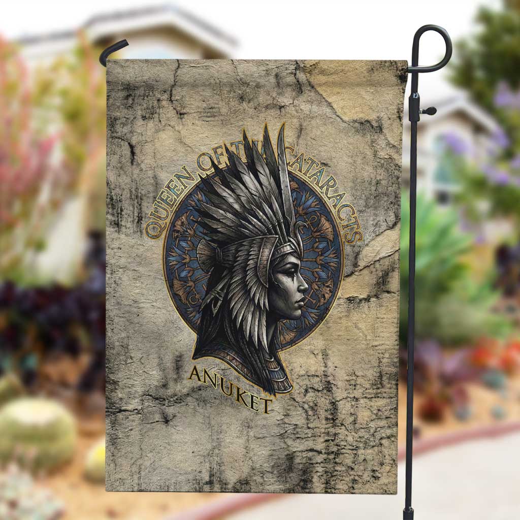 Anuket Garden Flag Egyptian Queen of the Cataracts Ankh Symbol