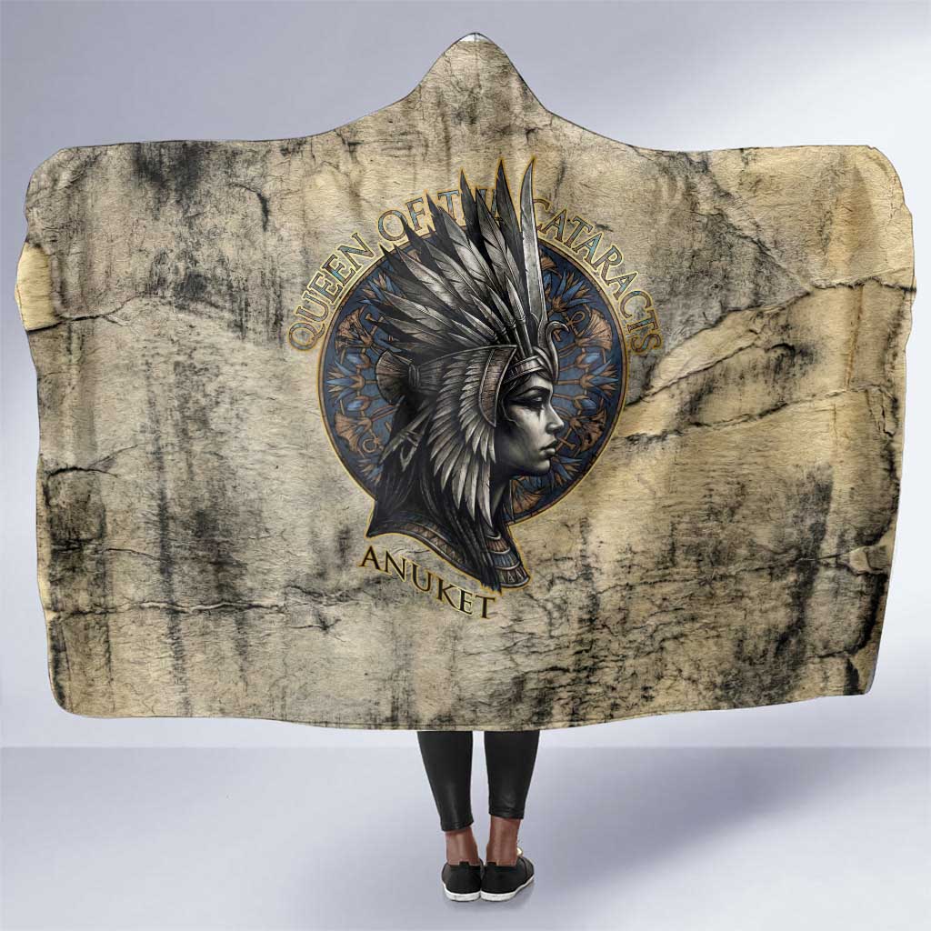 Anuket Hooded Blanket Egyptian Queen of the Cataracts Ankh Symbol