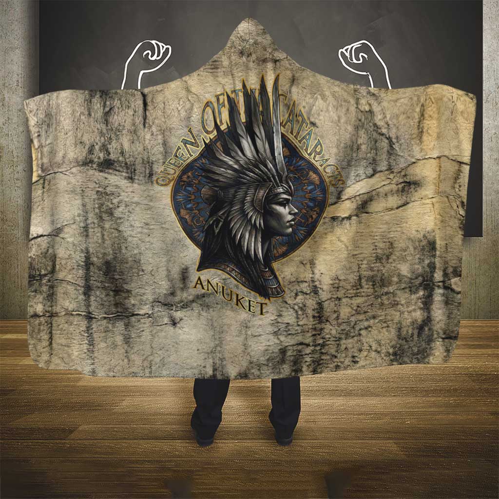 Anuket Hooded Blanket Egyptian Queen of the Cataracts Ankh Symbol