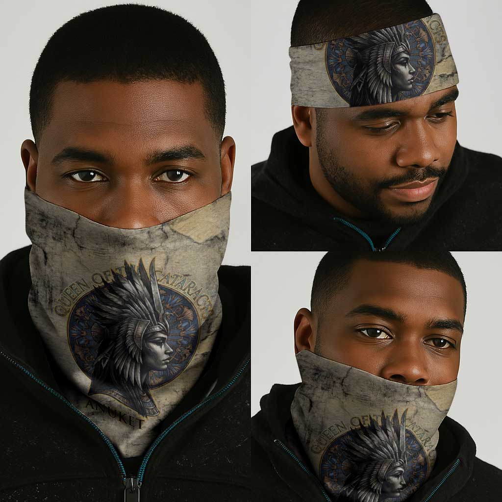 Anuket Neck Gaiter Egyptian Queen of the Cataracts Ankh Symbol