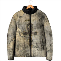Anuket Padded Jacket Egyptian Queen of the Cataracts Ankh Symbol