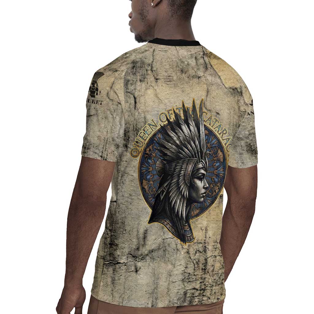 Anuket Rugby Jersey Egyptian Queen of the Cataracts Ankh Symbol