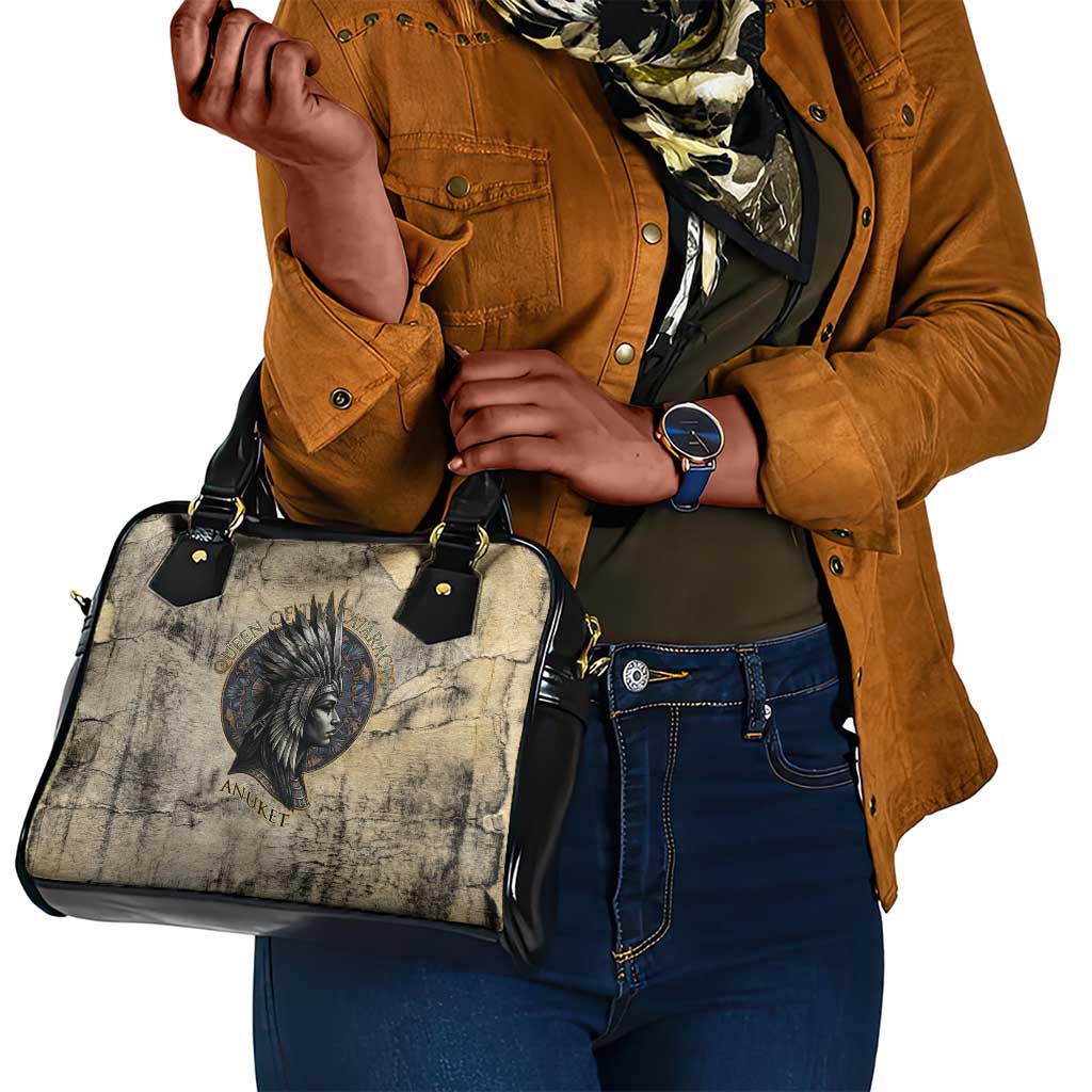 Anuket Shoulder Handbag Egyptian Queen of the Cataracts Ankh Symbol