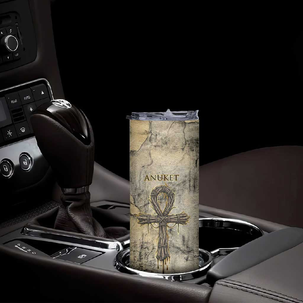 Anuket Skinny Tumbler Egyptian Queen of the Cataracts Ankh Symbol
