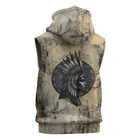 Anuket Sleeveless Zip Hoodie Egyptian Queen of the Cataracts Ankh Symbol