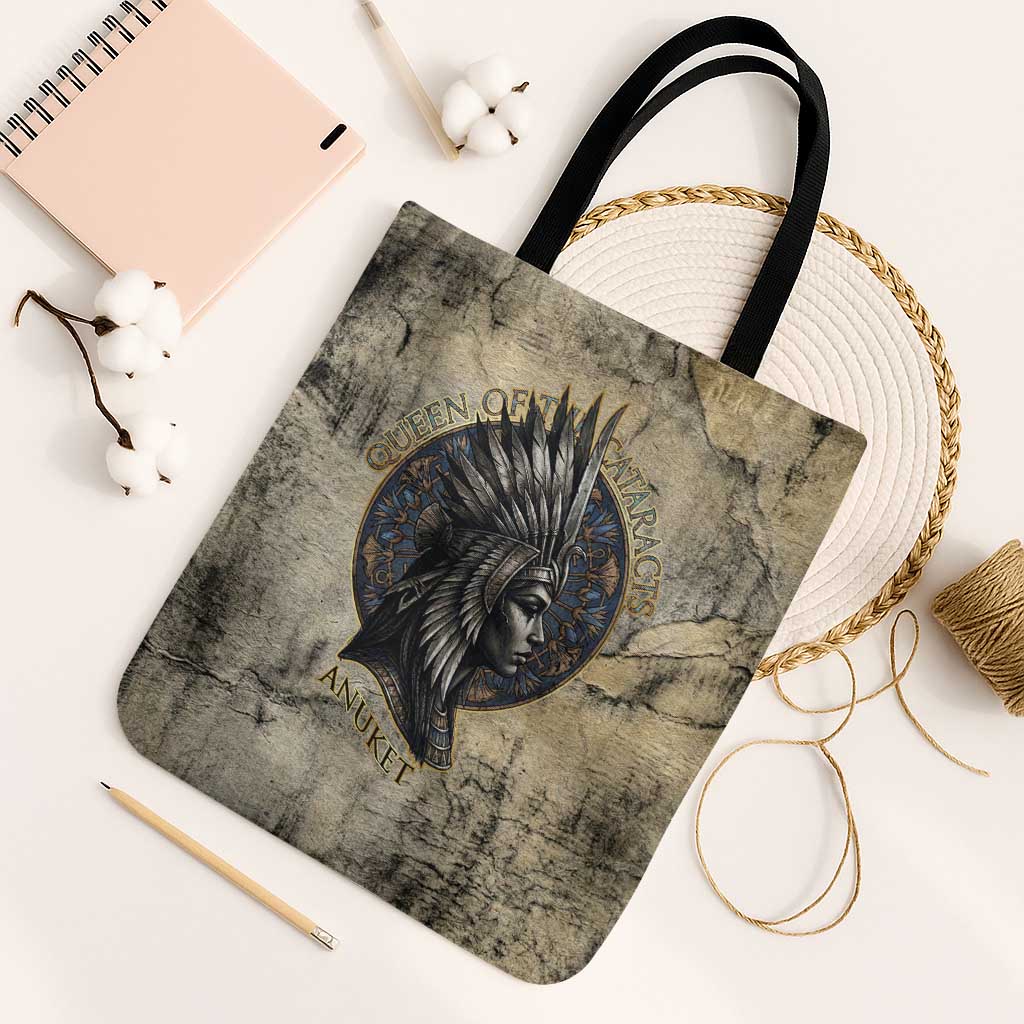 Anuket Tote Bag Egyptian Queen of the Cataracts Ankh Symbol