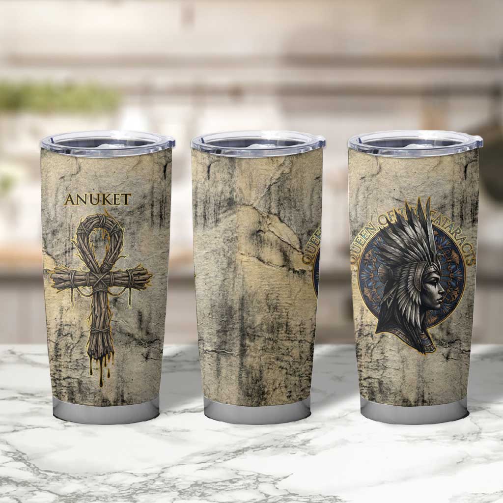 Anuket Tumbler Cup Egyptian Queen of the Cataracts Ankh Symbol