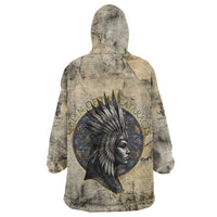Anuket Wearable Blanket Hoodie Egyptian Queen of the Cataracts Ankh Symbol