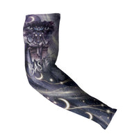 Bastet Egyptian Arm Sleeves Cat Goddess Cosmic Protector Moon Magic Night Sky