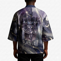Bastet Egyptian Kimono Cat Goddess Cosmic Protector Moon Magic Night Sky