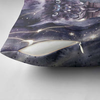 Bastet Egyptian Pillow Cover Cat Goddess Cosmic Protector Moon Magic Night Sky
