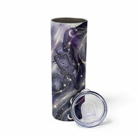 Bastet Egyptian Skinny Tumbler Cat Goddess Cosmic Protector Moon Magic Night Sky