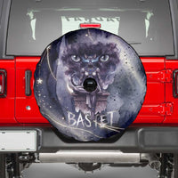 Bastet Egyptian Spare Tire Cover Cat Goddess Cosmic Protector Moon Magic Night Sky