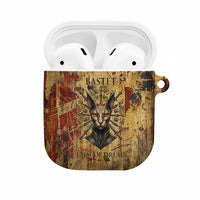 Bastet Egyptian AirPods Case Eye of Ra Cat Goddess Lady of Dread Ancient Power