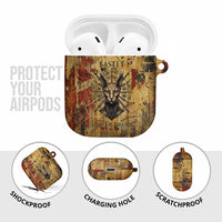 Bastet Egyptian AirPods Case Eye of Ra Cat Goddess Lady of Dread Ancient Power