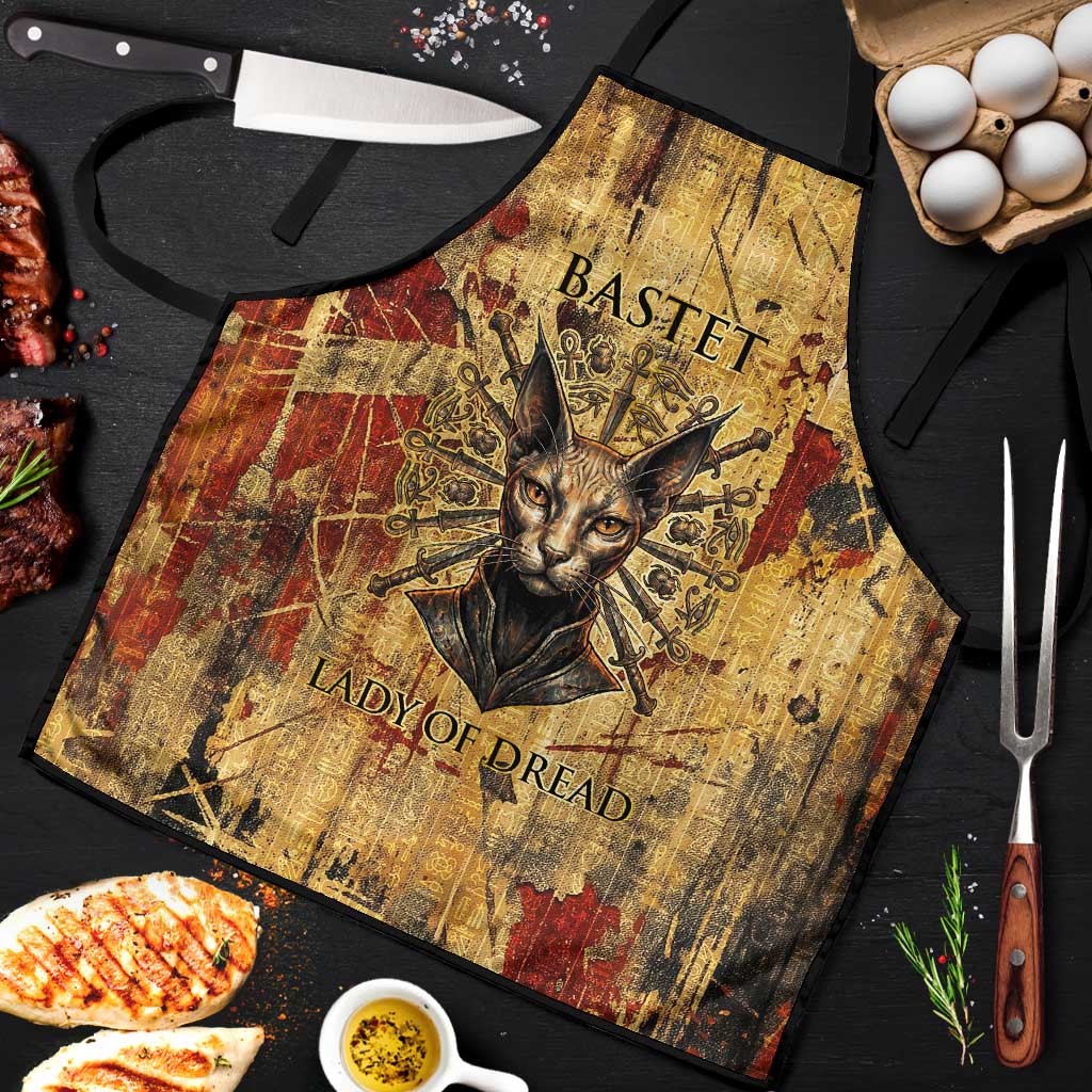 Bastet Egyptian Apron Eye of Ra Cat Goddess Lady of Dread Ancient Power