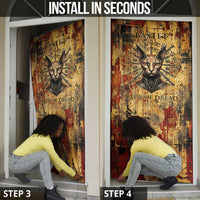 Bastet Egyptian Door Cover Eye of Ra Cat Goddess Lady of Dread Ancient Power